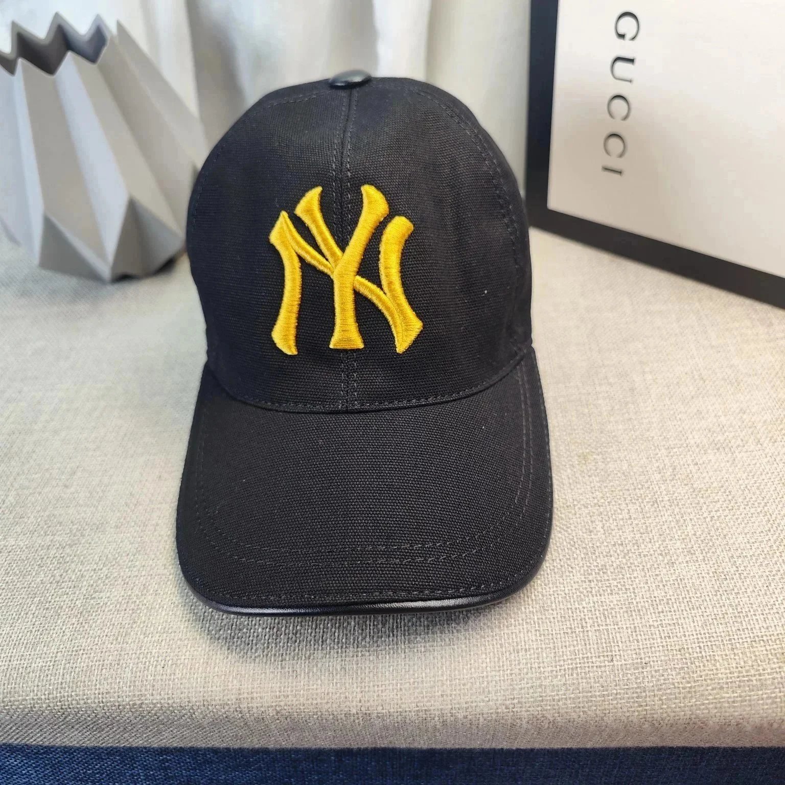 New York Yankees Hats Logo Baseball Cap and Knit Beanie image 2