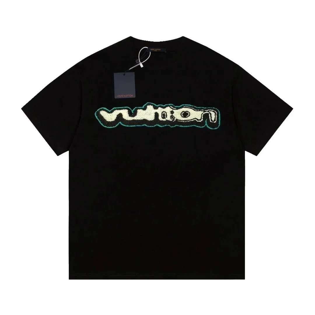 Louis Vuitton T-Shirts Short-Sleeve Logo Graphic image 12