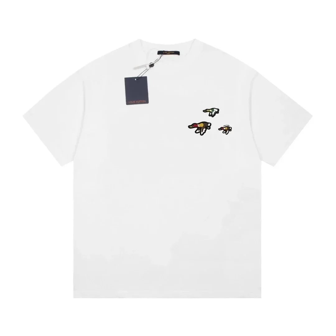 Louis Vuitton T-Shirts Short-Sleeve Logo Graphic image 4