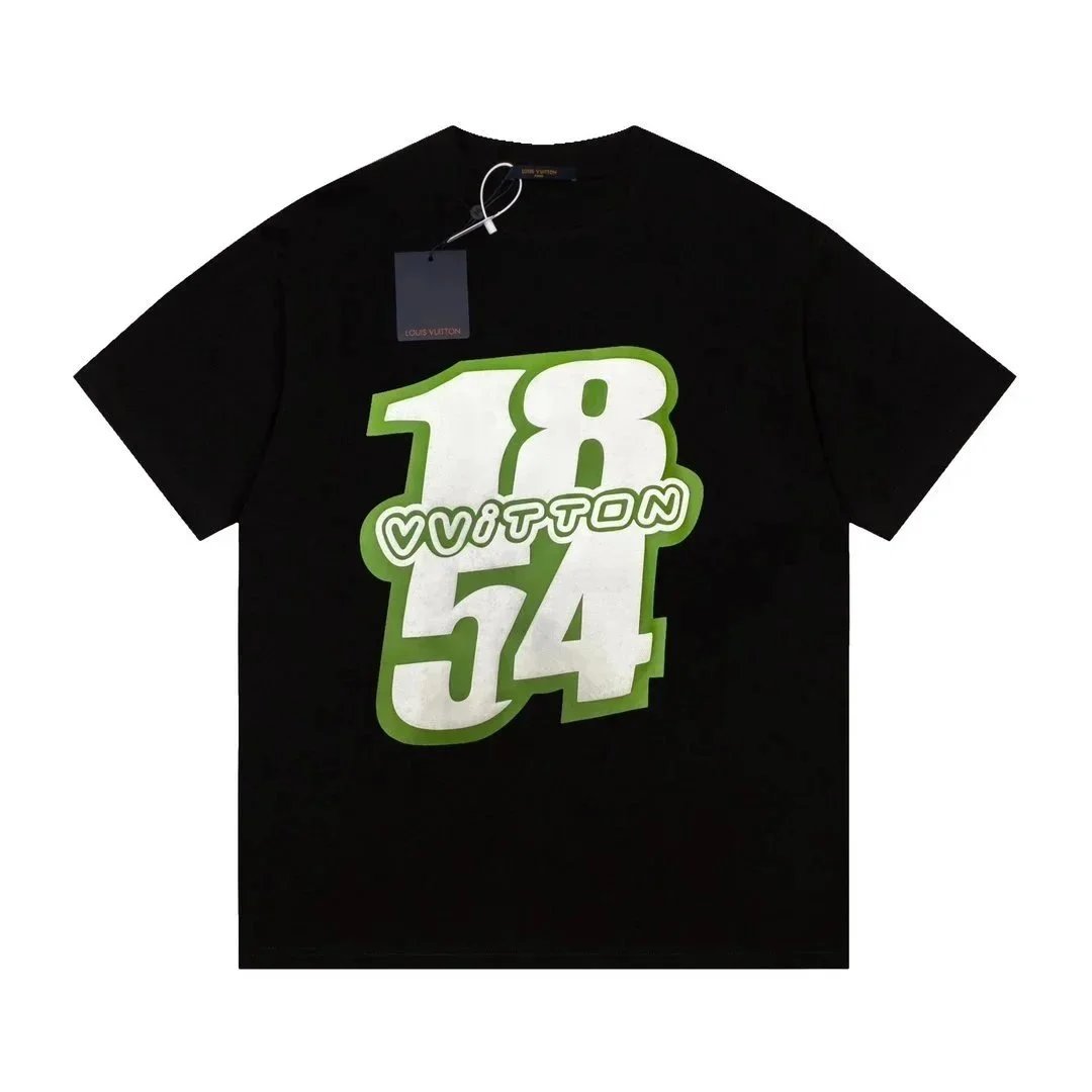 Louis Vuitton T-Shirts Short-Sleeve Logo Graphic image 10