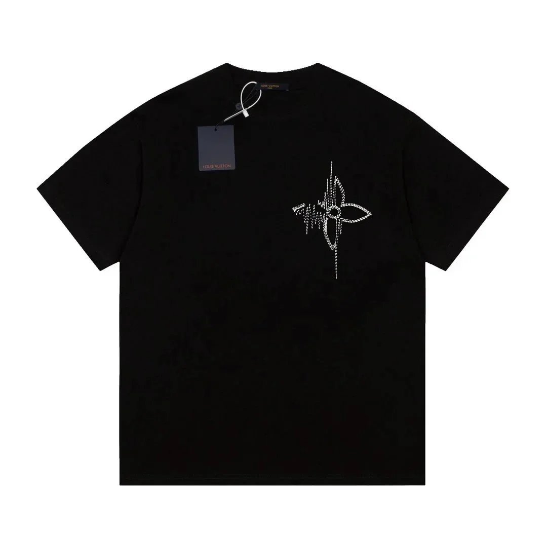 Louis Vuitton T-Shirts Short-Sleeve Logo Graphic image 5