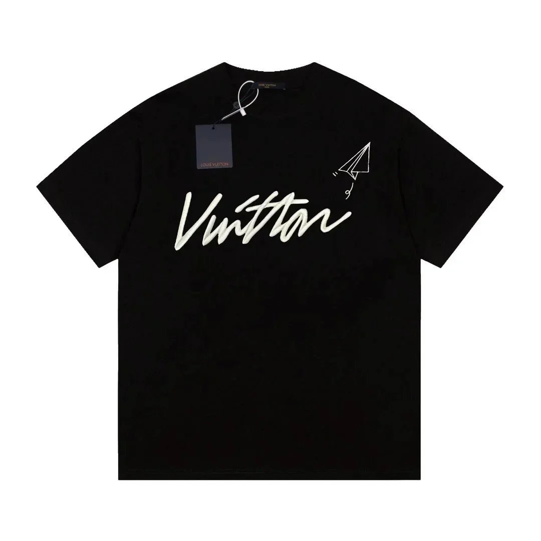 Louis Vuitton T-Shirts Short-Sleeve Logo Graphic image 8