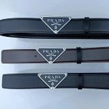 Prada Triangle Logo Belt [6 styles]