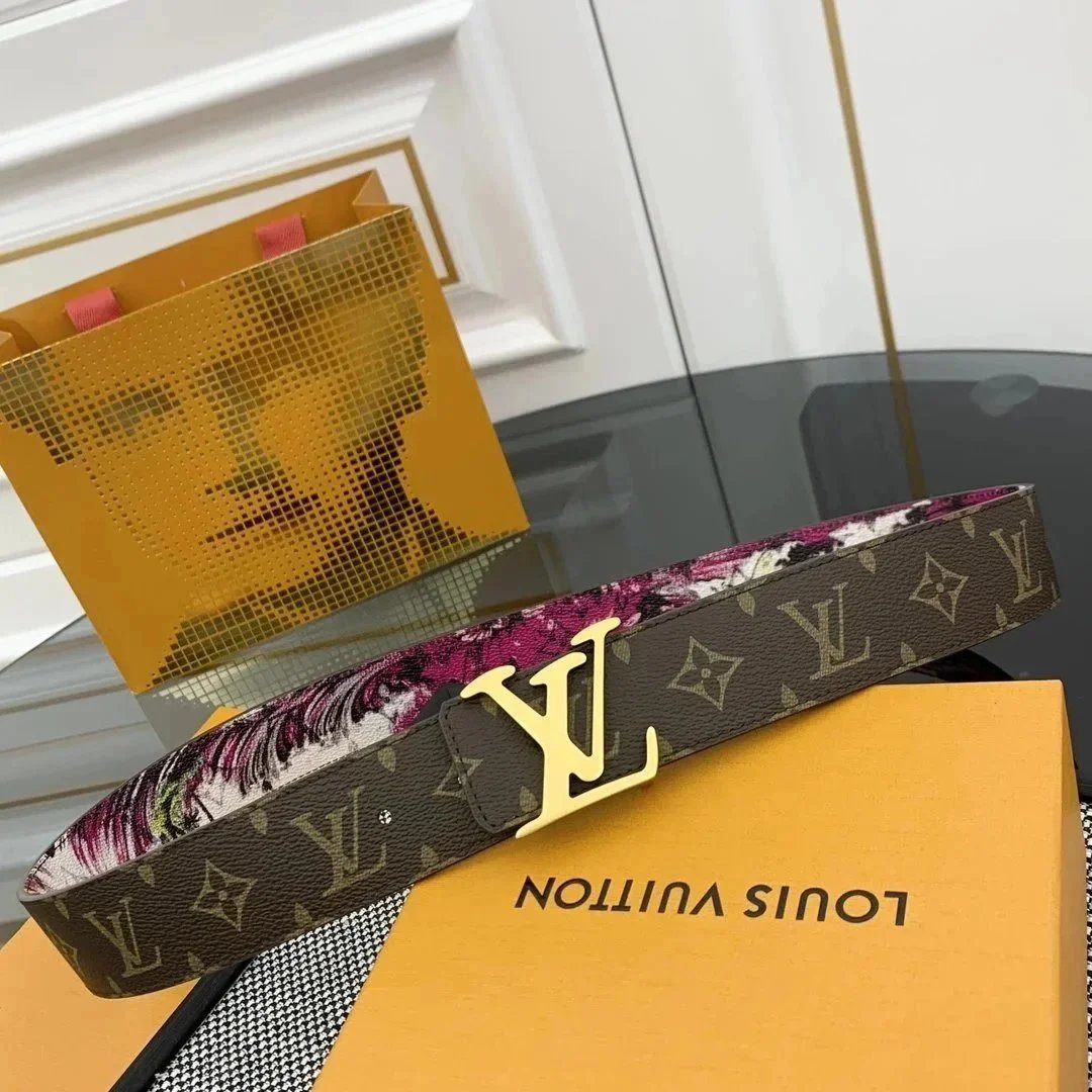 Louis Vuitton Belts Monogram LV Buckle — 3