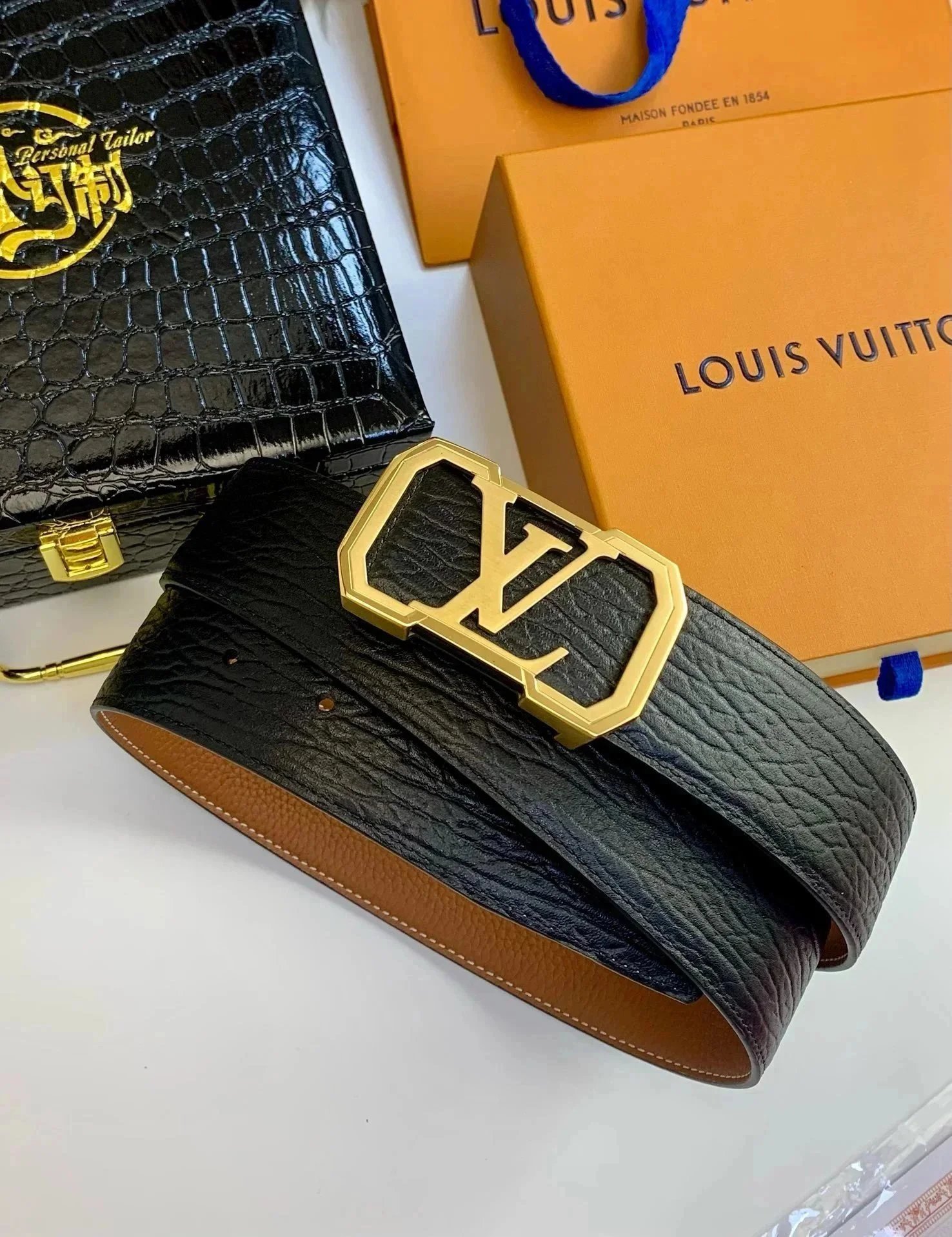 Louis Vuitton Belts Monogram LV Buckle — 23