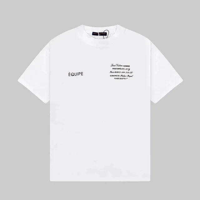 Louis Vuitton T-Shirts Short-Sleeve Graphic Print product detail image 4