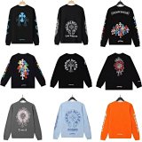Chrome Hearts Cross Motif Long Sleeve Sweatshirts