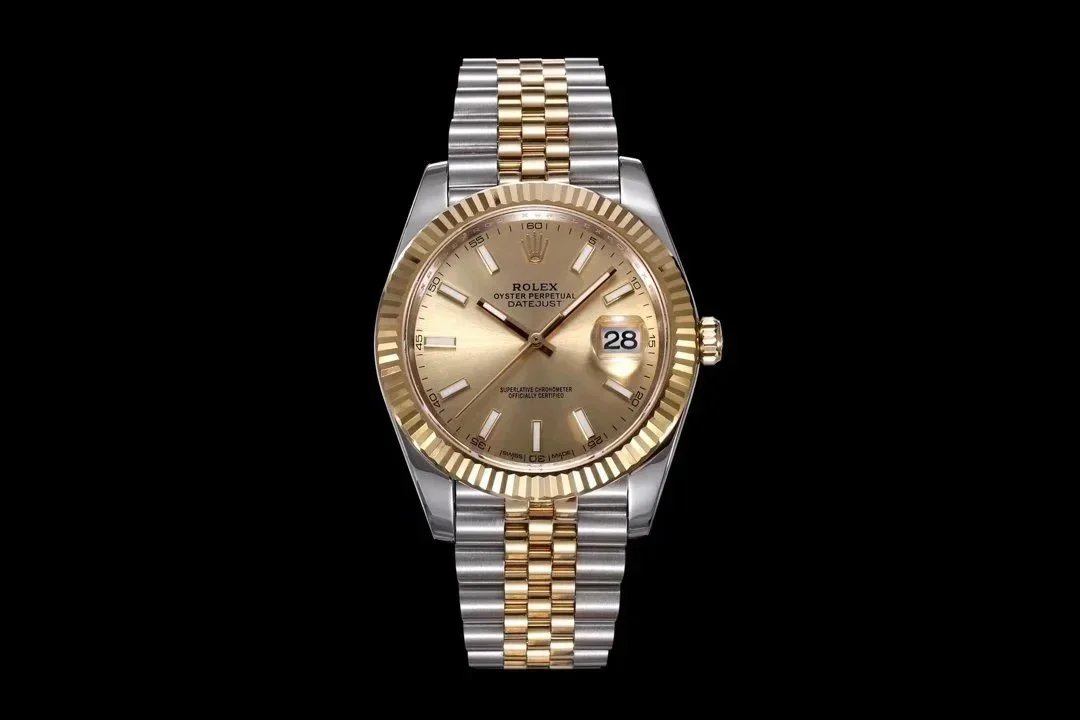 Rolex Watches Oyster Perpetual Datejust, two-tone bracelet — 40