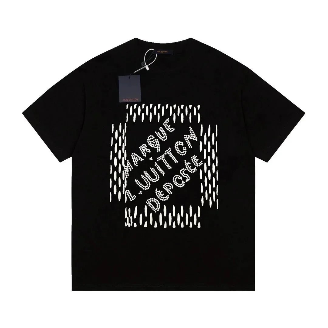 Louis Vuitton T-Shirts Short-Sleeve Logo Graphic image 9