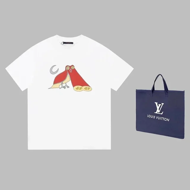 Louis Vuitton T-Shirts Short-Sleeve Graphic T-Shirt product detail image 5