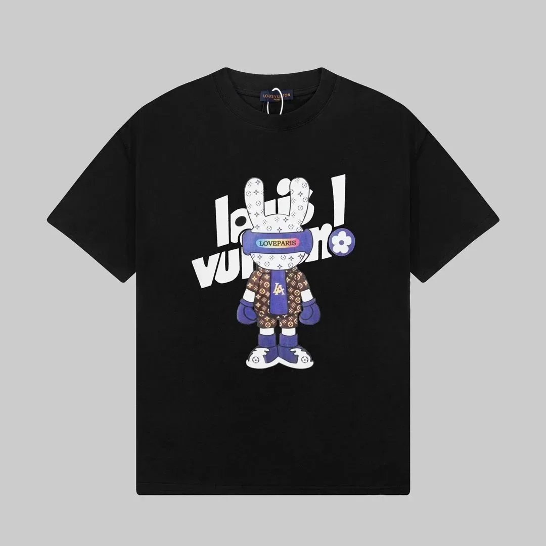 Louis Vuitton T-Shirts Short-Sleeve Graphic Print image 3