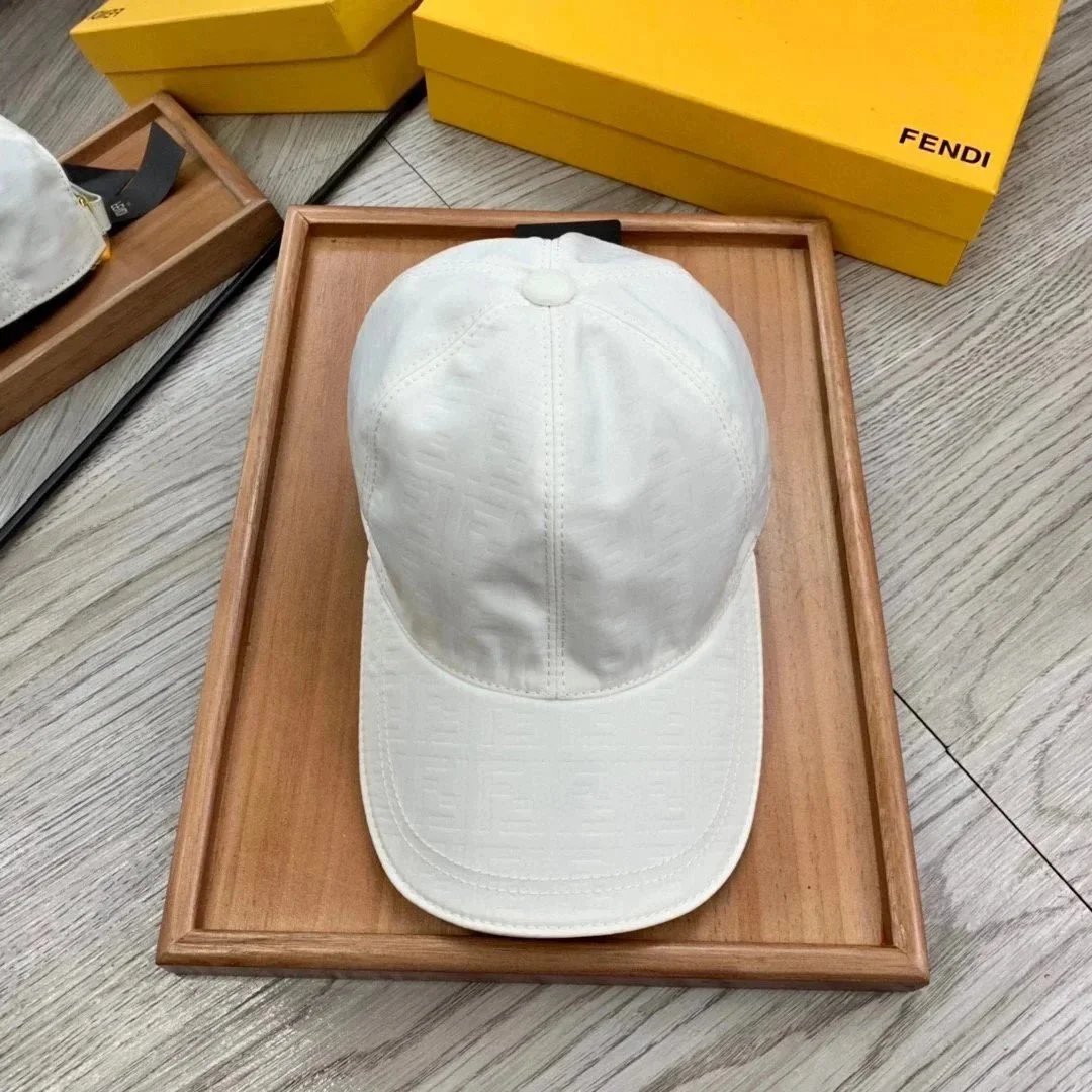 Fendi Hats FF monogram baseball cap — 18