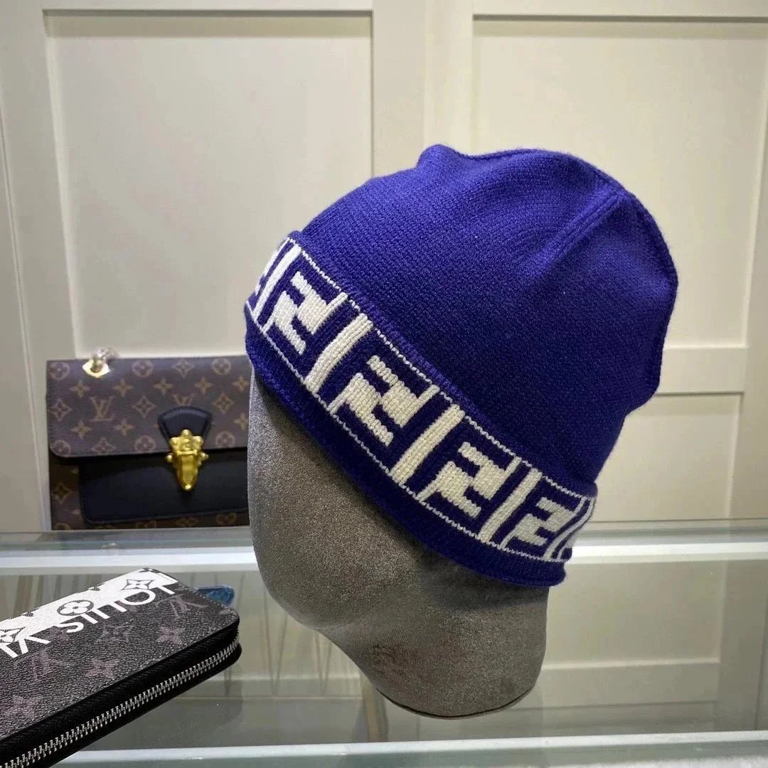 Fendi Hats FF monogram baseball cap — 25