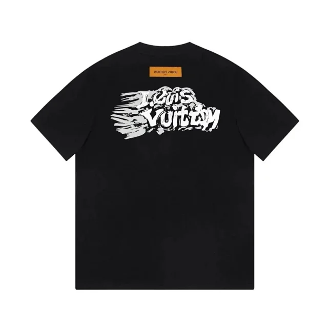 Louis Vuitton T-Shirts Short-Sleeve Graphic Print product detail image 5