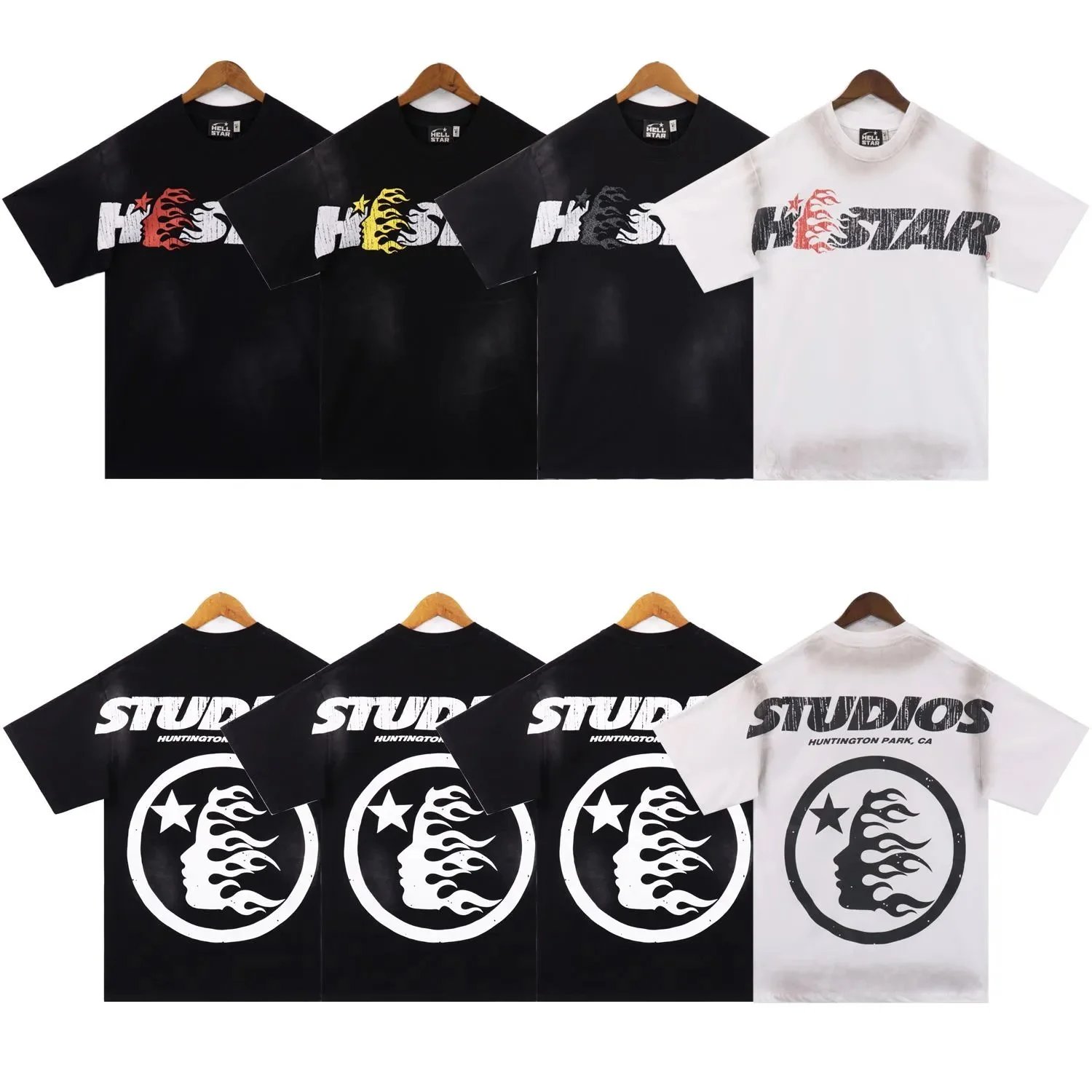 Hell Star Studios Flame Logo T-Shirt [4 styles]
