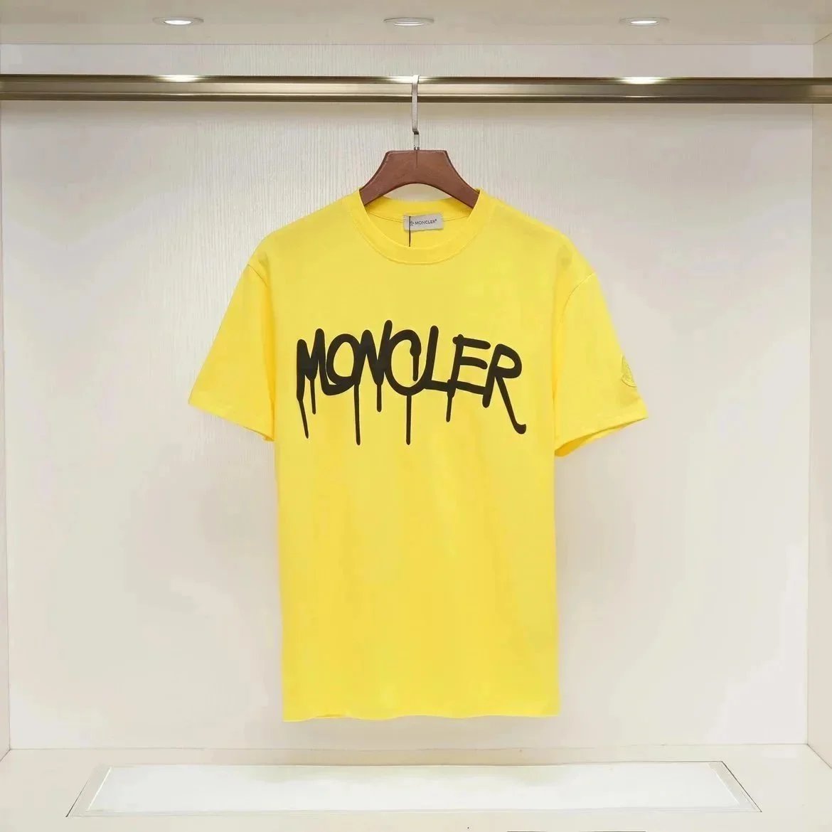 Moncler T-Shirts Graffiti Logo Print image 2