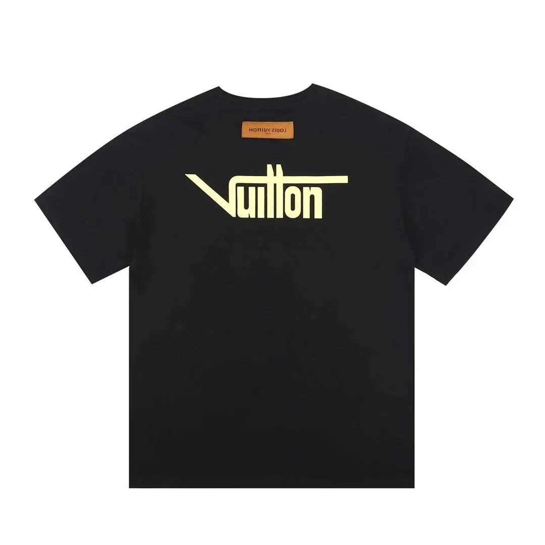 Louis Vuitton T-Shirts Short-Sleeve Graphic Print — 2