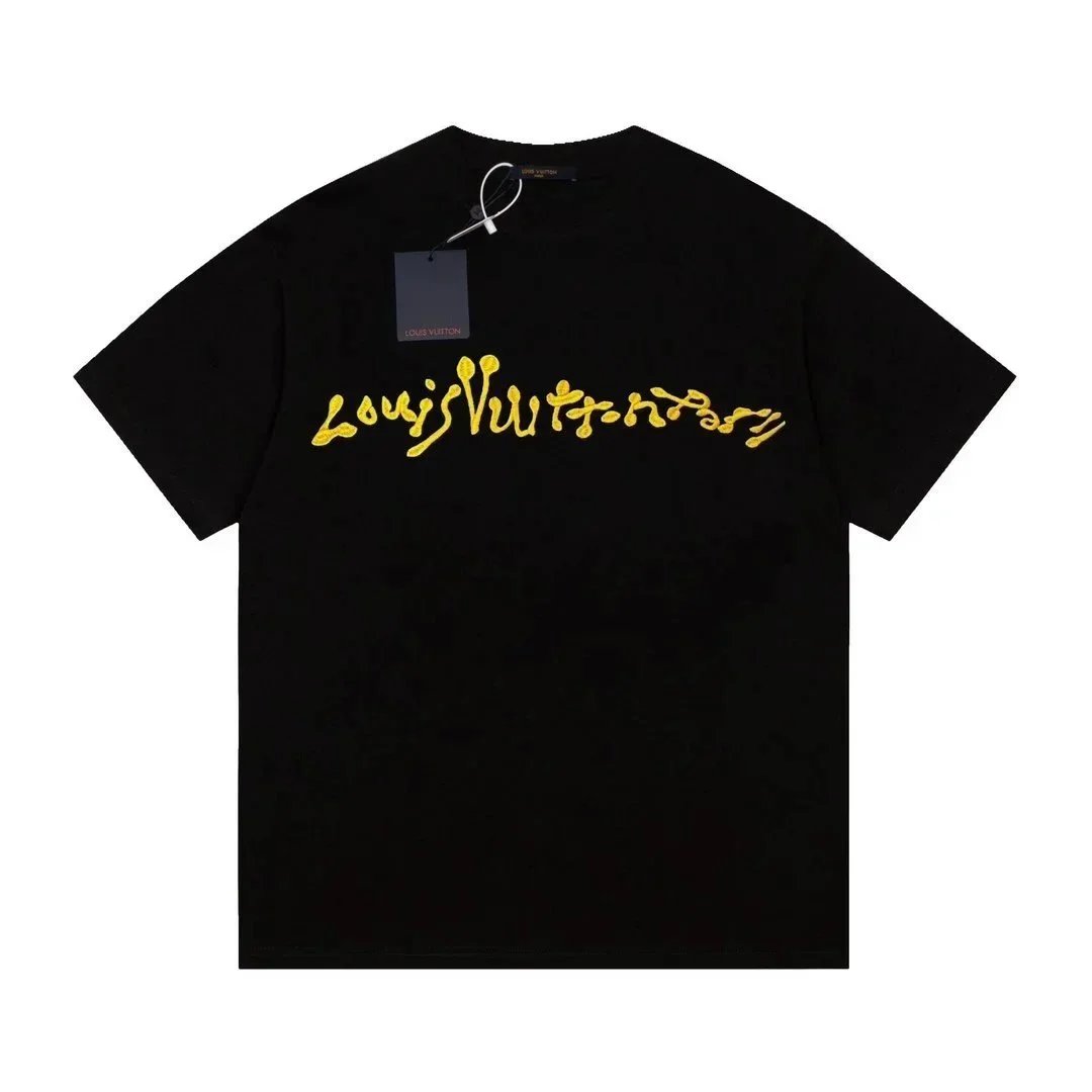 Louis Vuitton T-Shirts Short-Sleeve Logo Graphic image 6