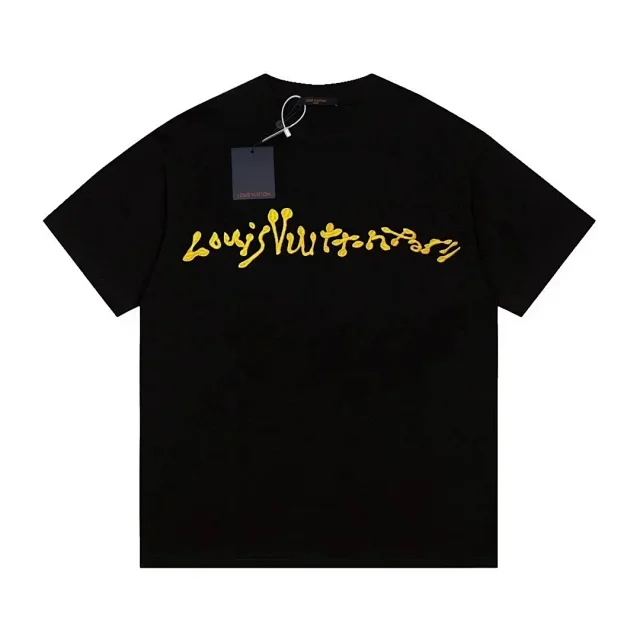 Louis Vuitton T-Shirts Short-Sleeve Logo Graphic product detail image 6