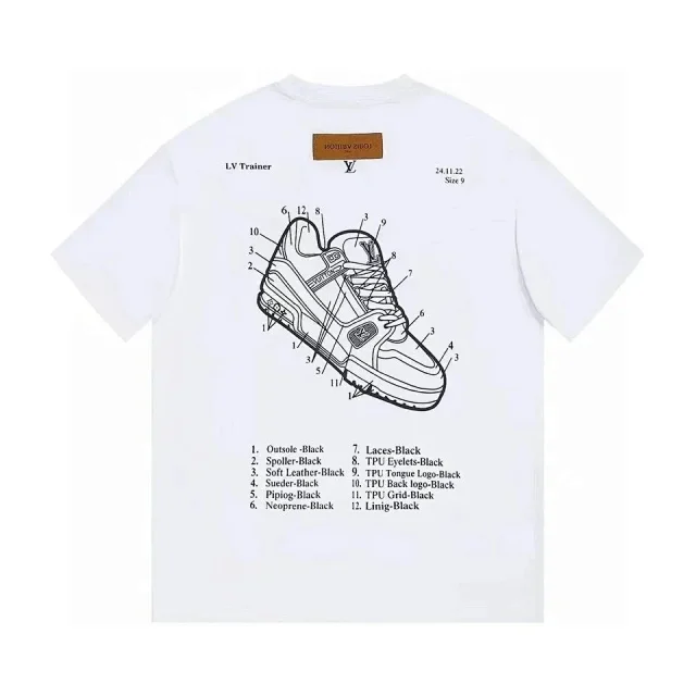 Louis Vuitton T-Shirts Graphic Short-Sleeve T-Shirt product detail image 1