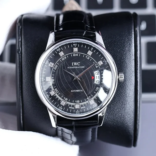IWC Watches Automatic Date Watch with Crystal Hour Markers product detail image 8