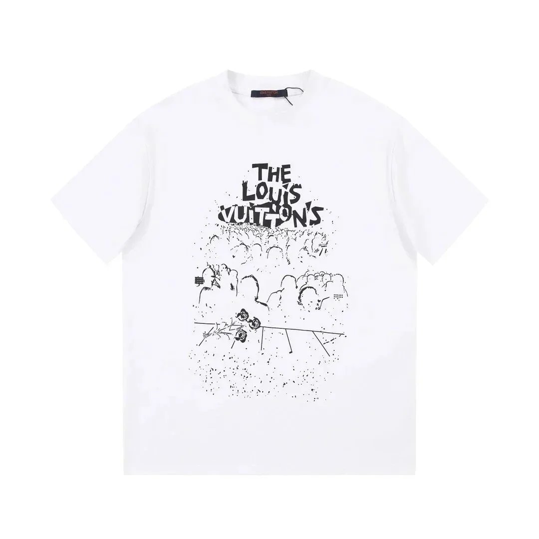 Louis Vuitton T-Shirts Short-Sleeve Graphic Print image 7