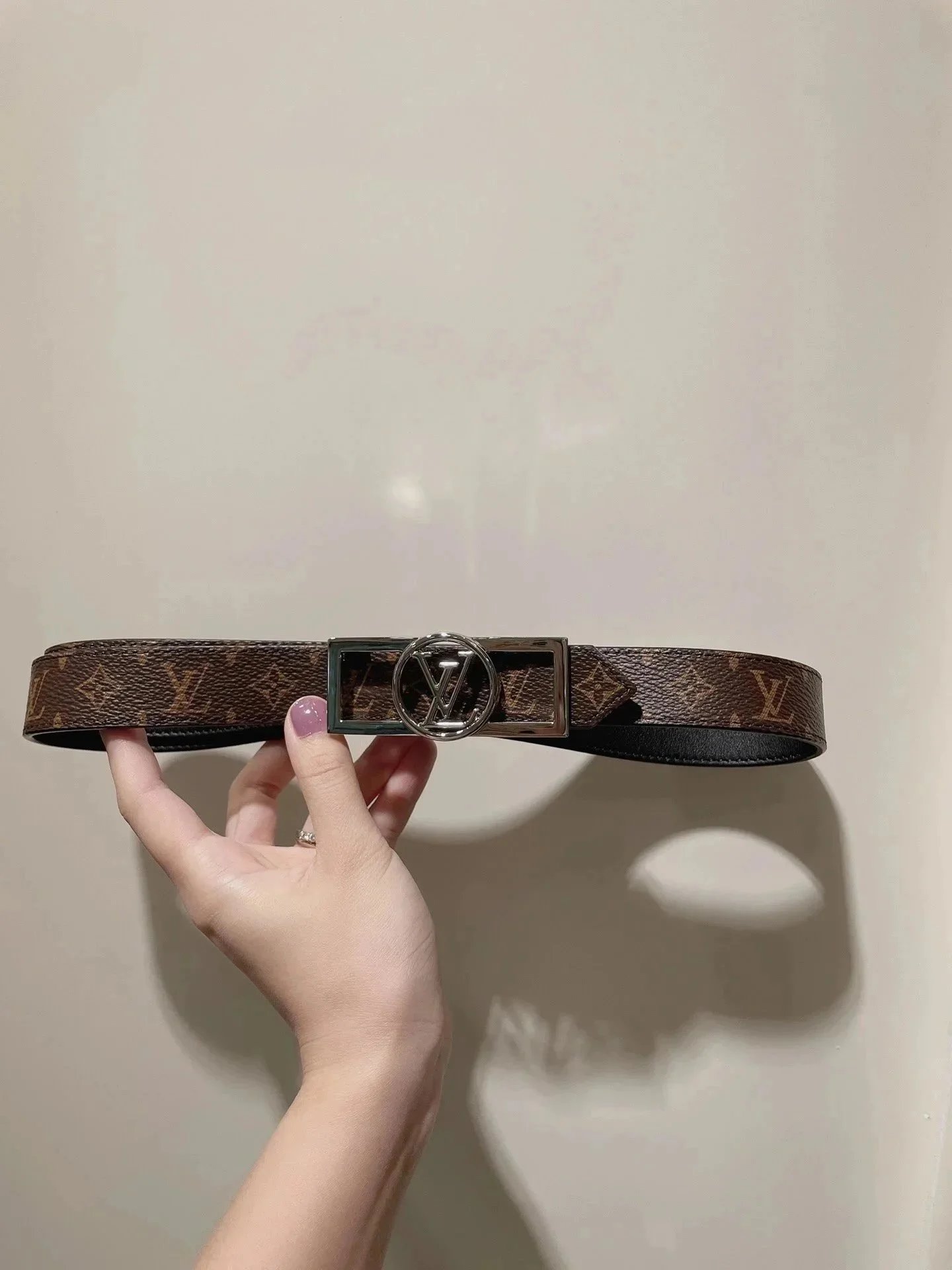 Louis Vuitton Belts Monogram LV Buckle — 7