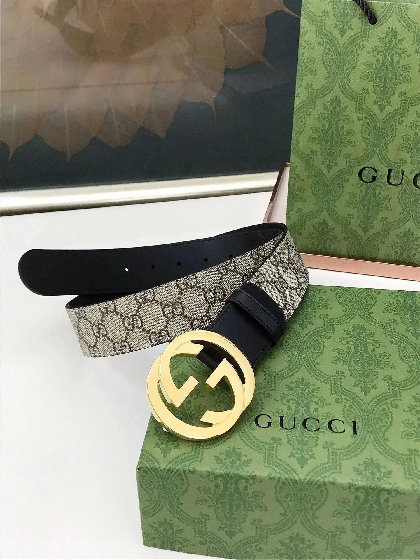 Louis Vuitton Belts Monogram LV Buckle — 9
