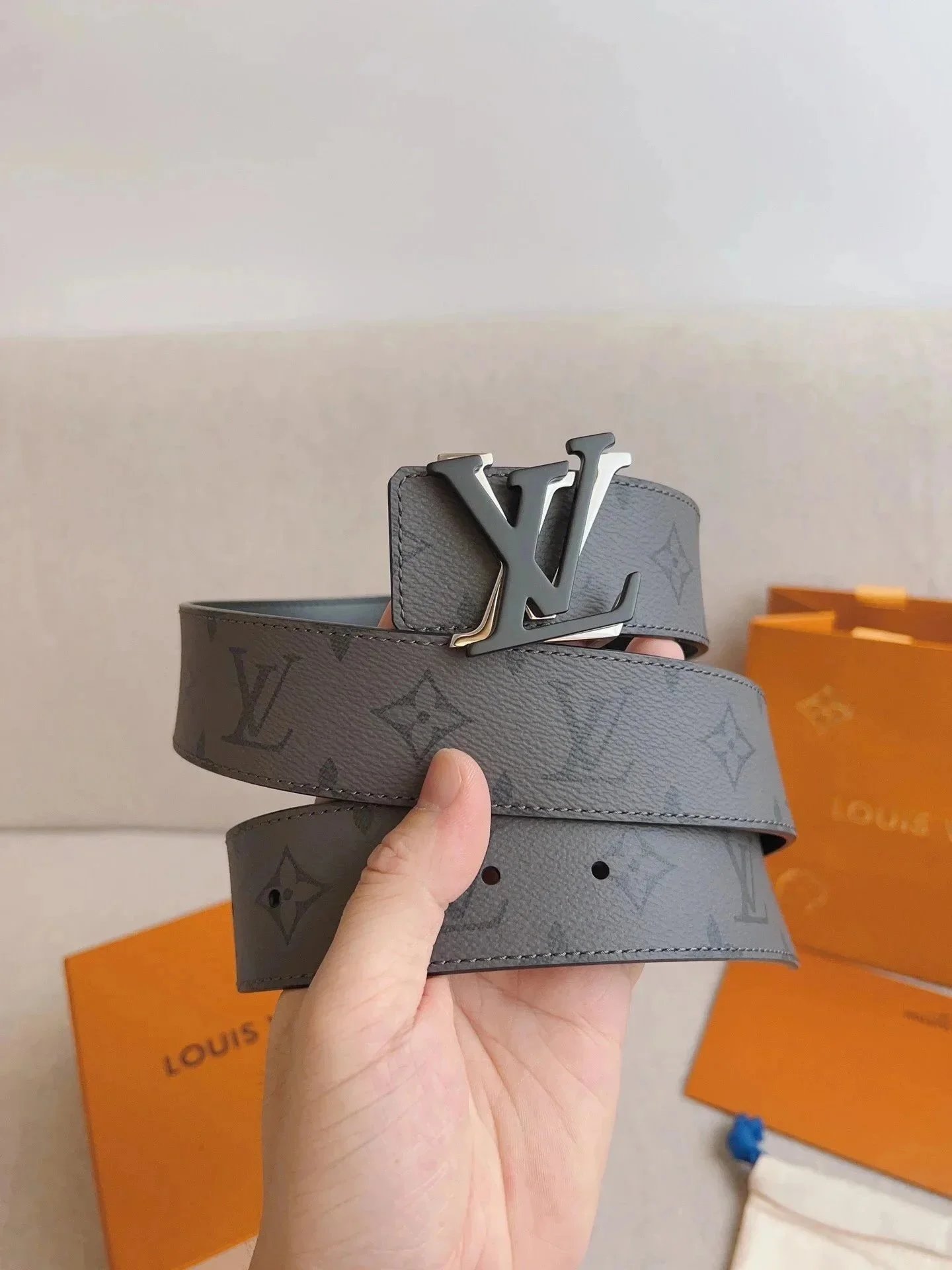 Louis Vuitton Belts Monogram LV Buckle — 21