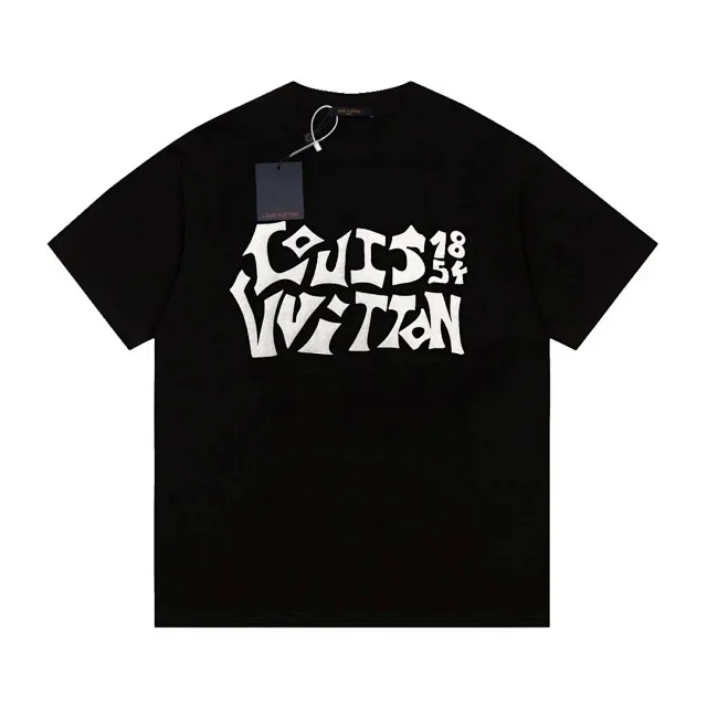 Louis Vuitton T-Shirts Short-Sleeve Logo Graphic product detail image 7