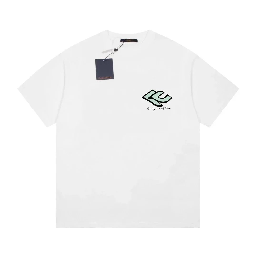 Louis Vuitton T-Shirts Short-Sleeve Logo Graphic image 14