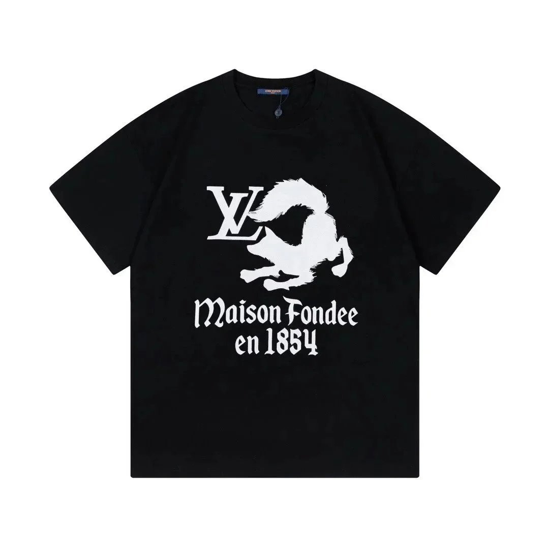 Louis Vuitton T-Shirts Short-Sleeve Graphic Print image 3