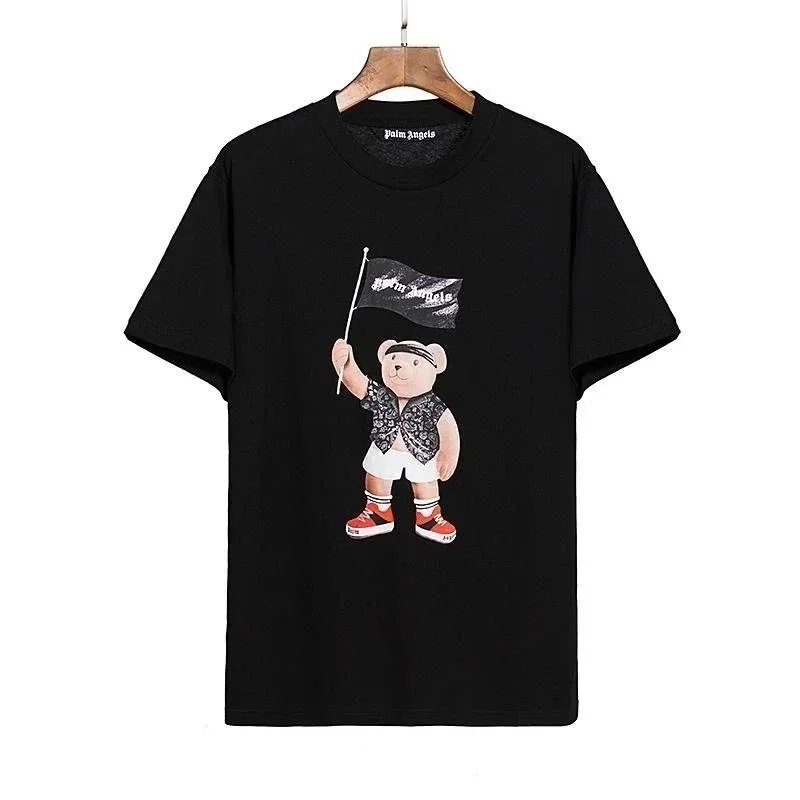 Palm Angels T-Shirts Short-Sleeve Graphic Print — 21