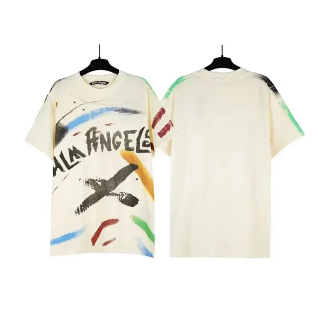 Palm Angels T-Shirts Short-Sleeve Graphic Print product detail image 4