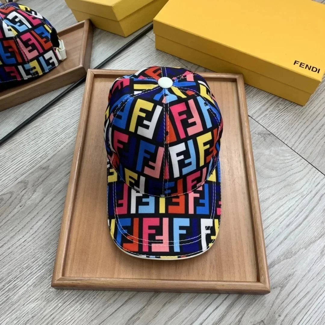 Fendi Hats FF monogram baseball cap — 24