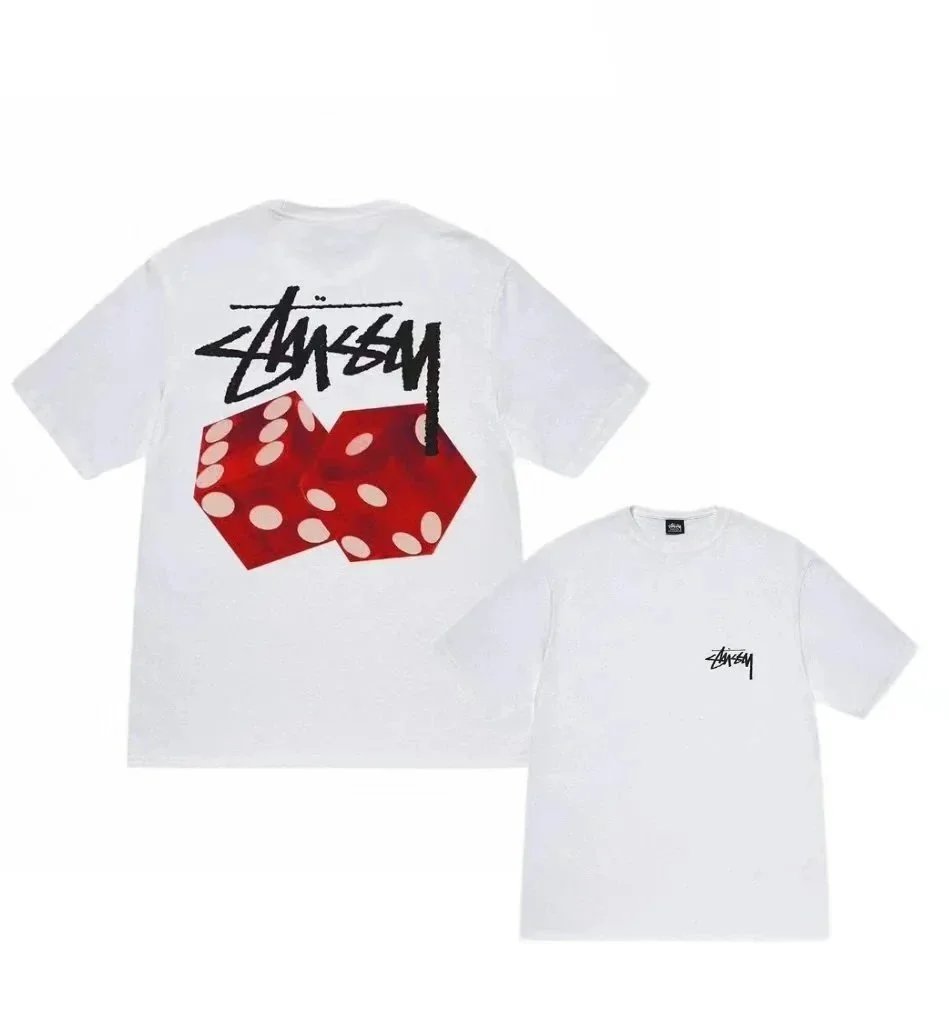 Stüssy T-Shirts Short-Sleeve Logo Graphic — 28