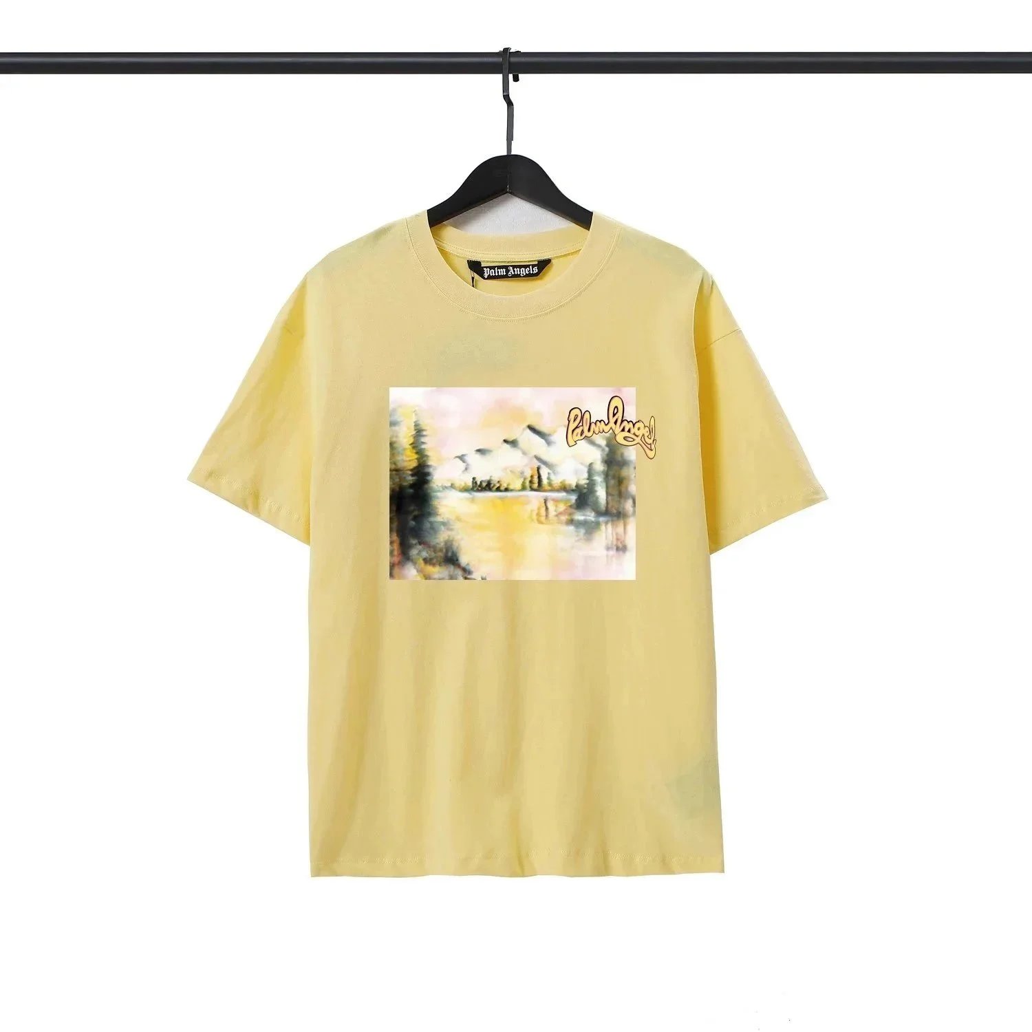 Palm Angels T-Shirts Short-Sleeve Graphic Print — 18