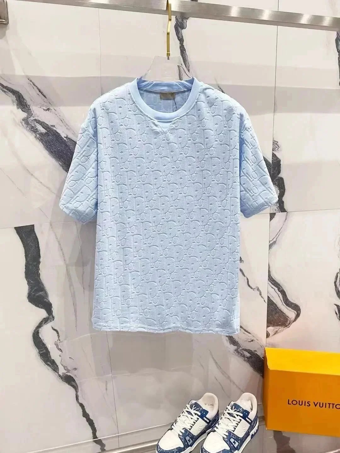 Dior T-Shirts Short-Sleeve Crew-Neck Logo T-Shirt — 16