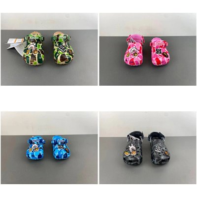 Crocs Classic Clog x BAPE Collaboration Kids' Clogs [4 styles]