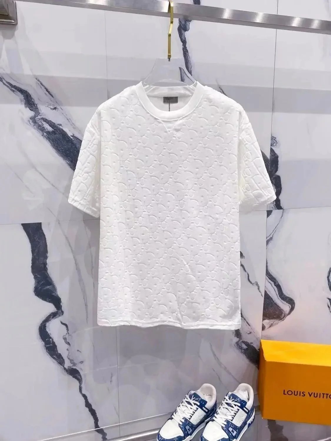 Dior T-Shirts Short-Sleeve Crew-Neck Logo T-Shirt — 14