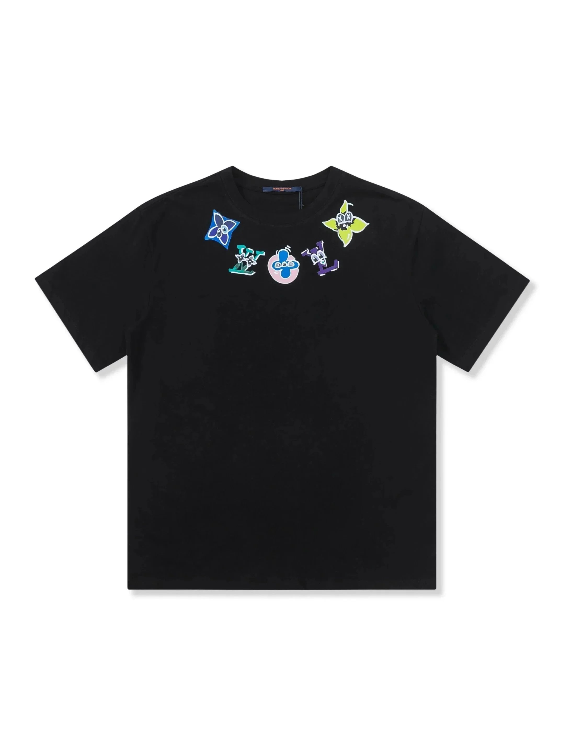 Louis Vuitton T-Shirts Short-Sleeve Graphic Print Crewneck image 7
