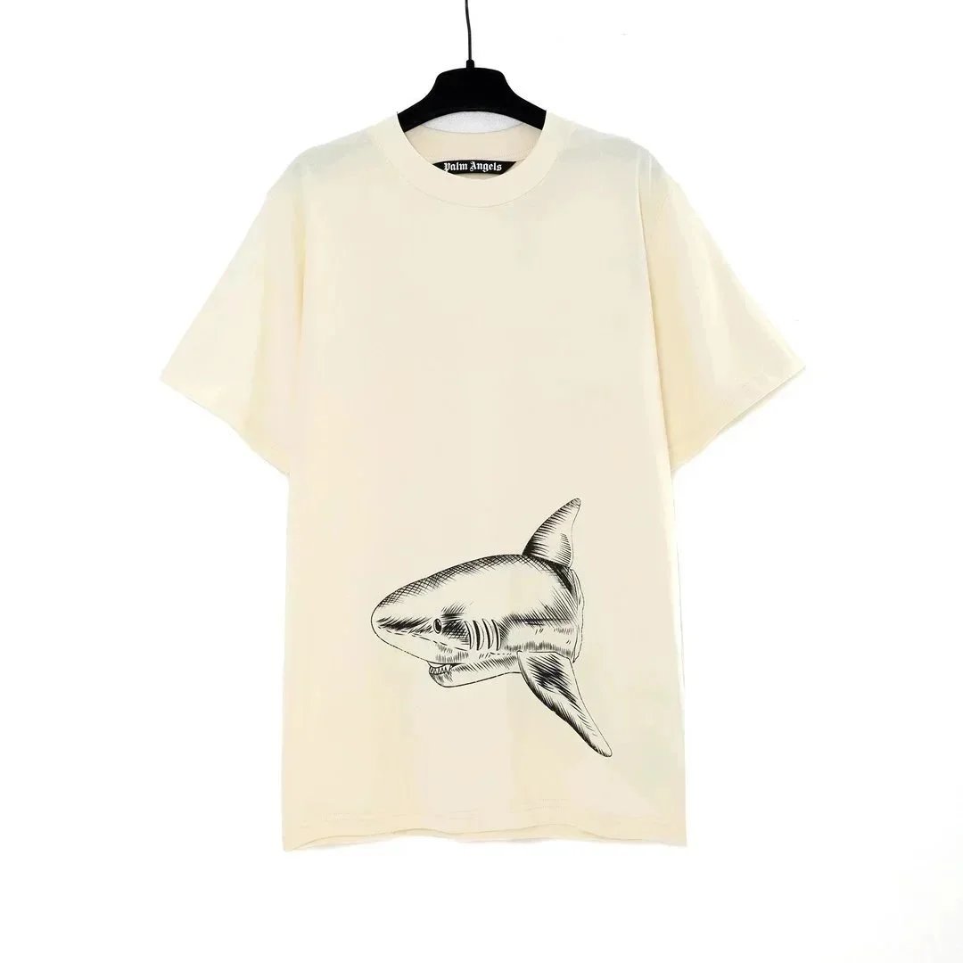 Palm Angels T-Shirts Short-Sleeve Graphic Print — 23