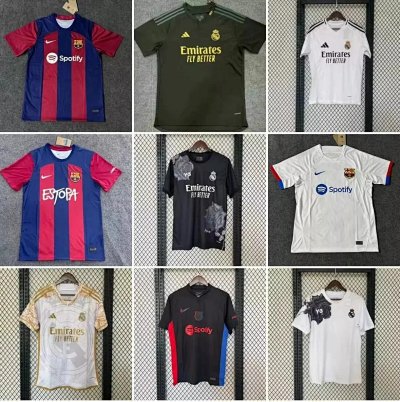 FC Barcelona & Real Madrid Official Soccer Jerseys [39 styles]