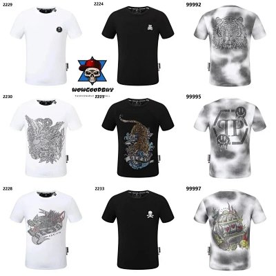 Philipp Plein Skull & Tiger Graphic T-Shirt [40 styles]