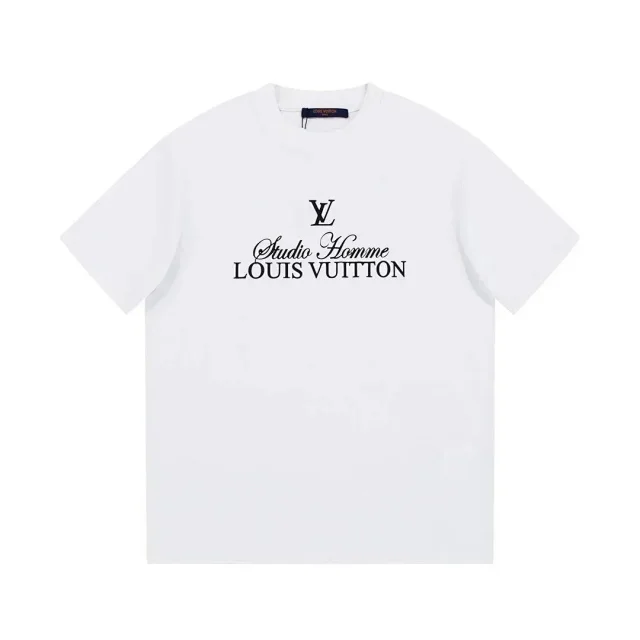 Louis Vuitton T-Shirts Short-Sleeve Graphic Print product detail image 6