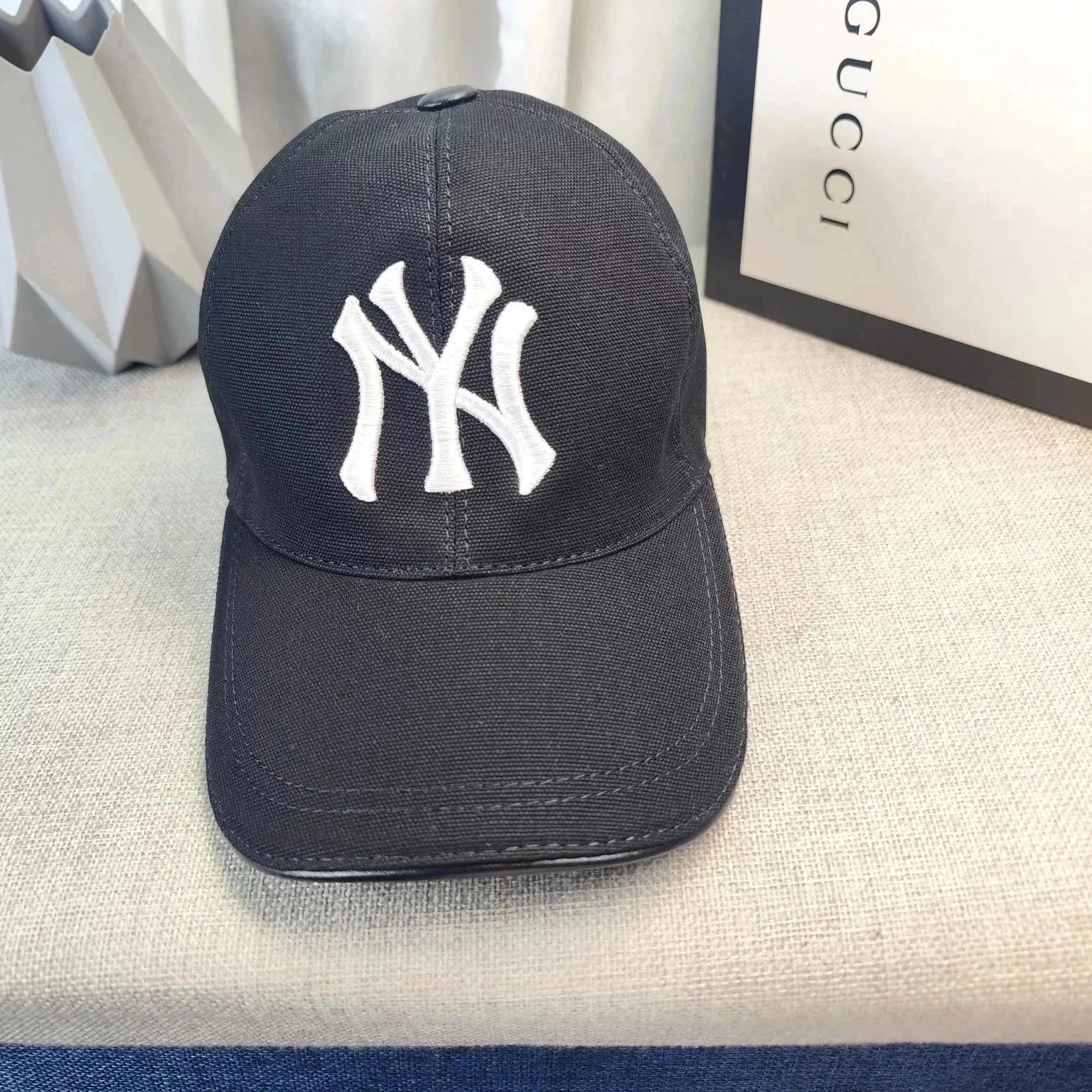 New York Yankees Hats Logo Baseball Cap and Knit Beanie image 3