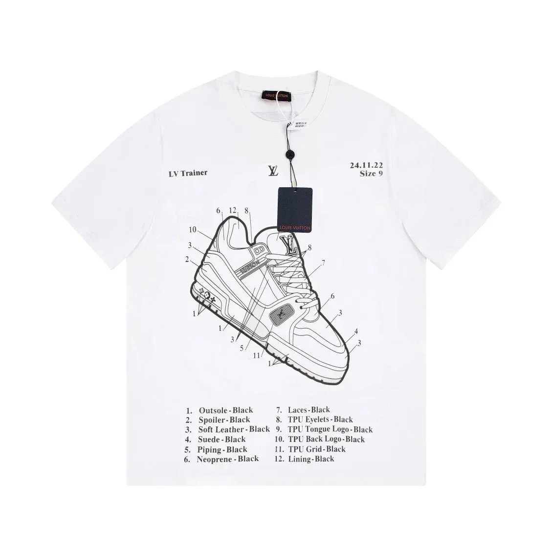 Louis Vuitton T-Shirts Graphic Short-Sleeve T-Shirt — 2