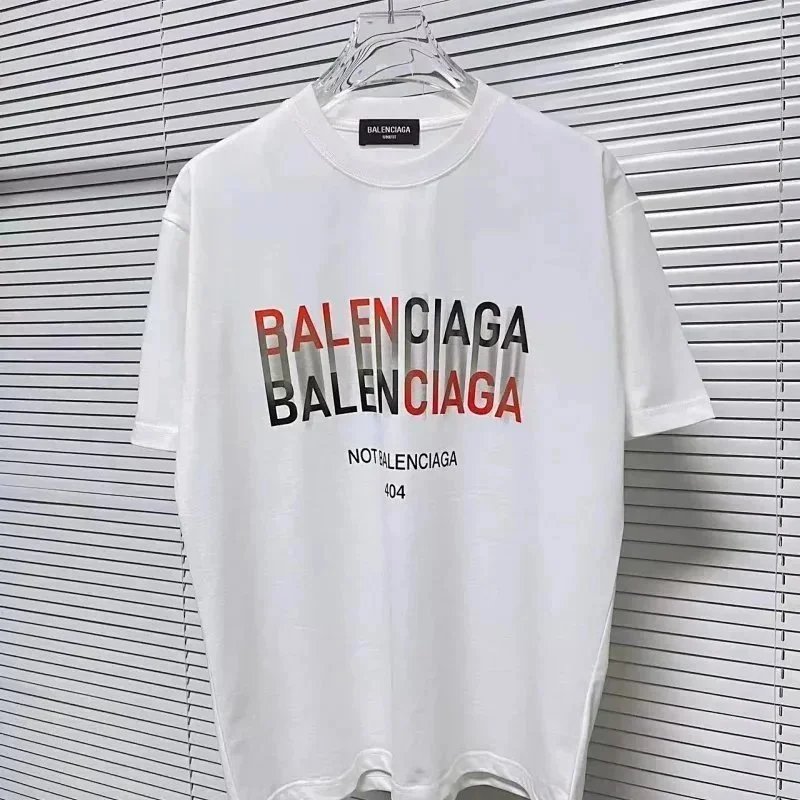 Balenciaga T-Shirts Oversized graphic logo T-shirt image 12