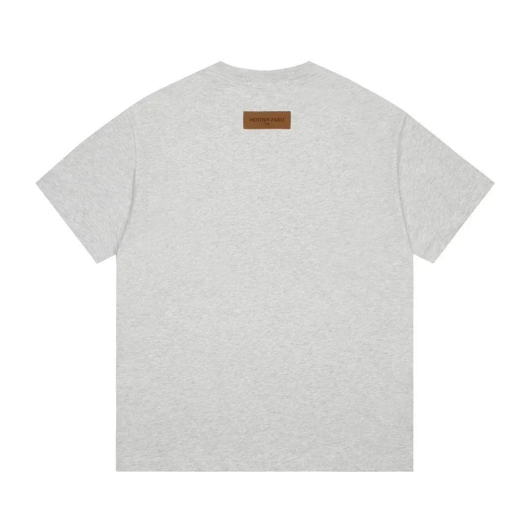 Louis Vuitton T-Shirts Short-Sleeve Graphic Print Crewneck — 2