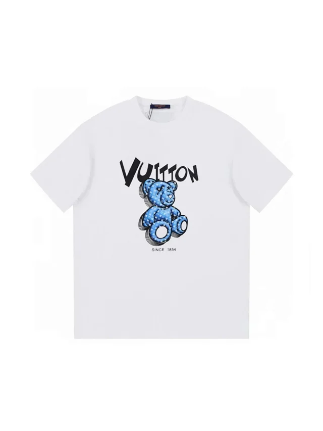 Louis Vuitton T-Shirts Short-Sleeve Graphic Print product detail image 8